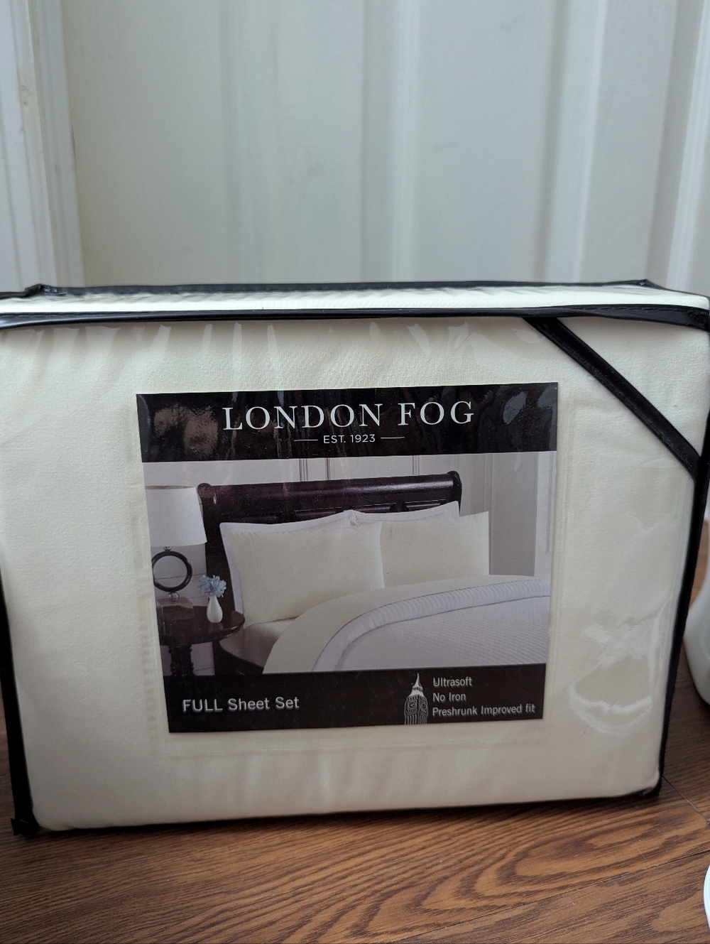 London Fog Cream Full Sheet Set